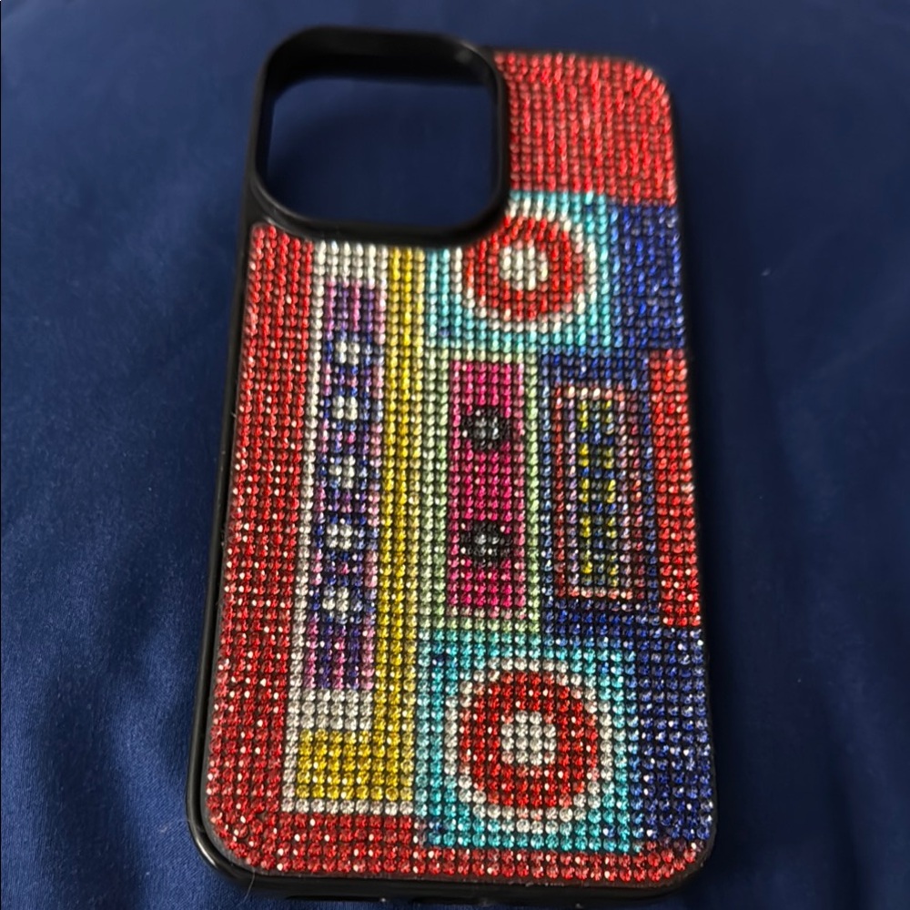 Bejeweled Cassette Tap IPhone 14 Pro Max case